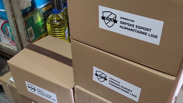 Kutije sa natpisom donacija EHLS